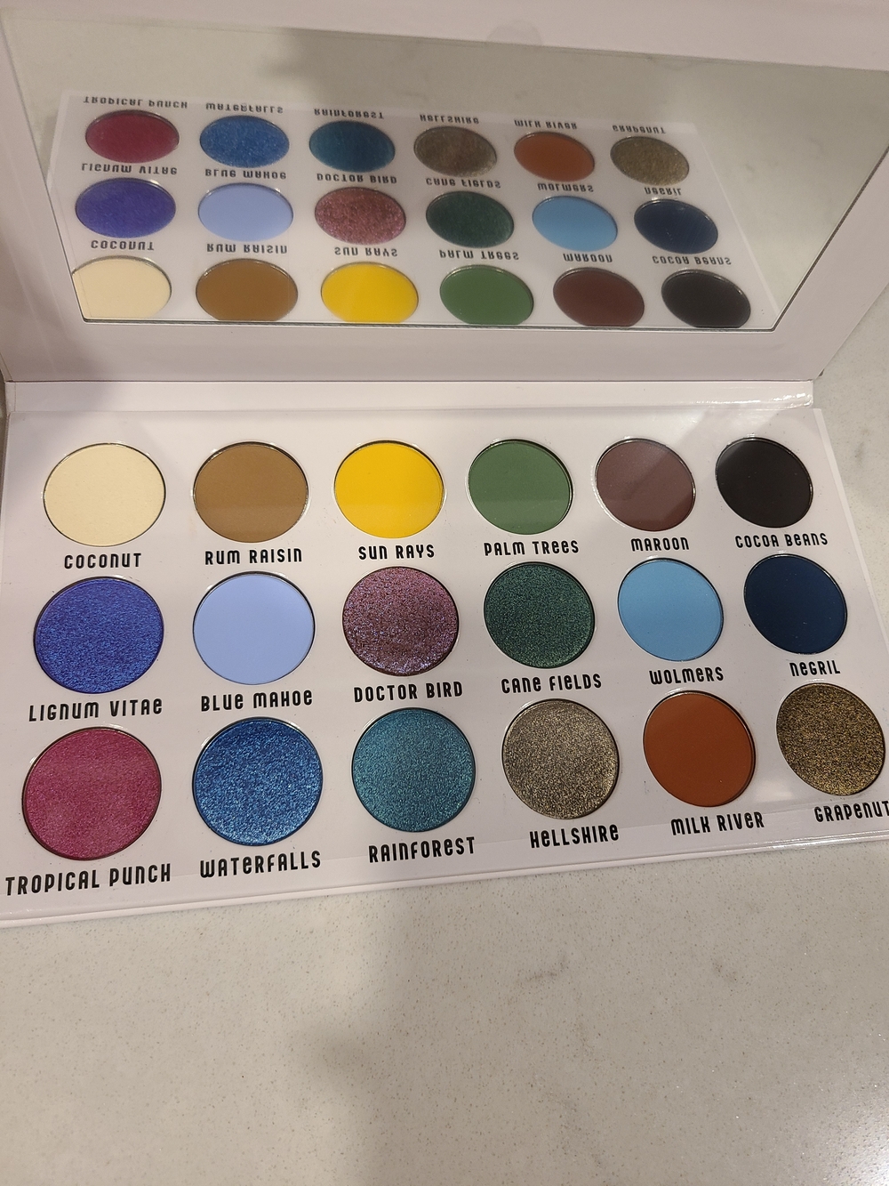 Sydney Grace X The Fancy Face Tropi Color Eyeshadow Palette